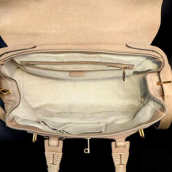 GUCCI Limited Edition Handmade Natural Leather Bag Large - UNICORN ALERT! - Picture 9 of 15